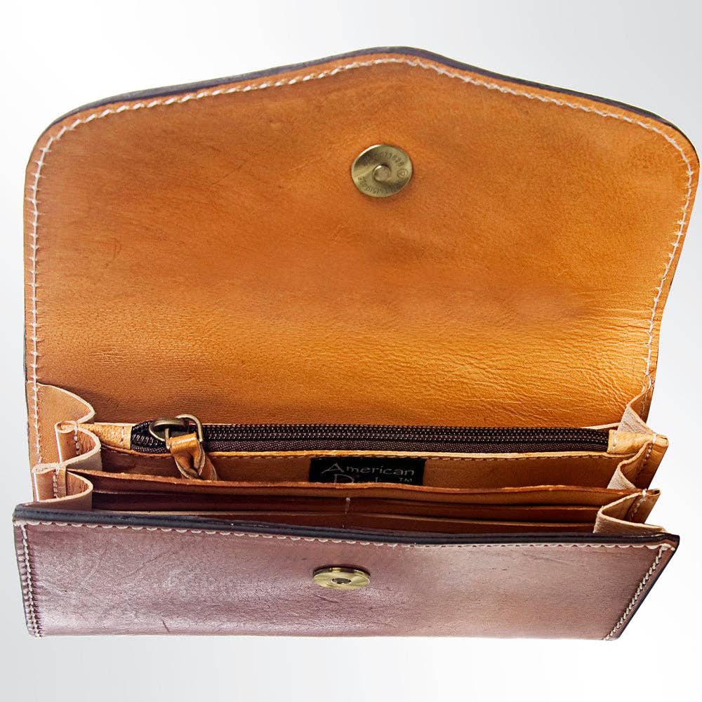 LC-ADBGH105 Wallet Genuine Western Leather Women Bag