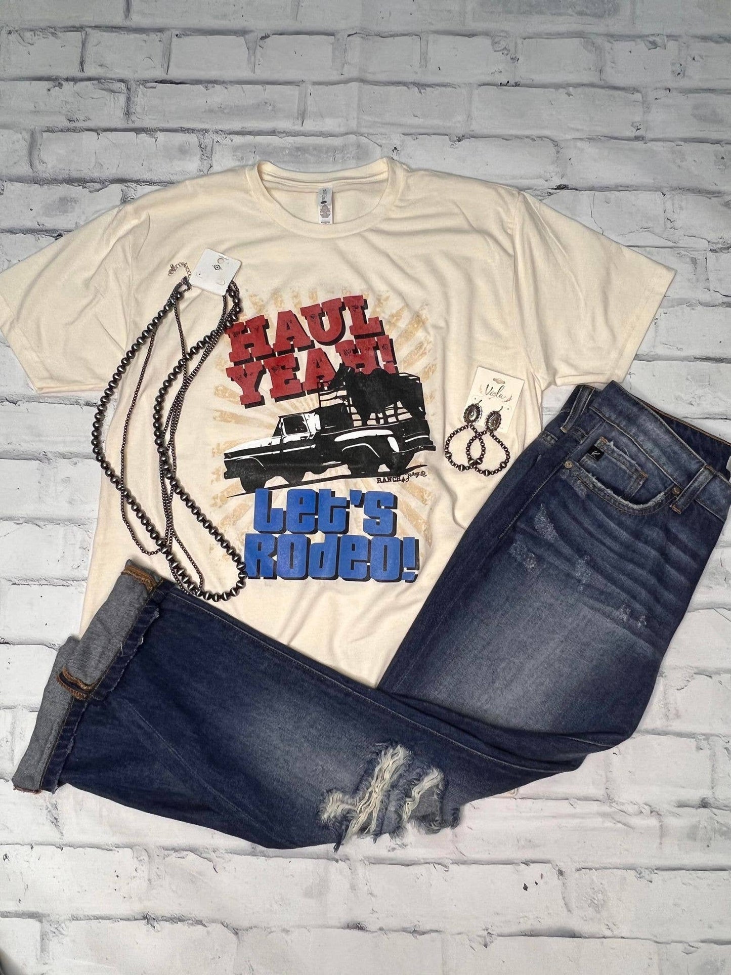 Haul Yeah, Let's Rodeo Graphic T-Shirt