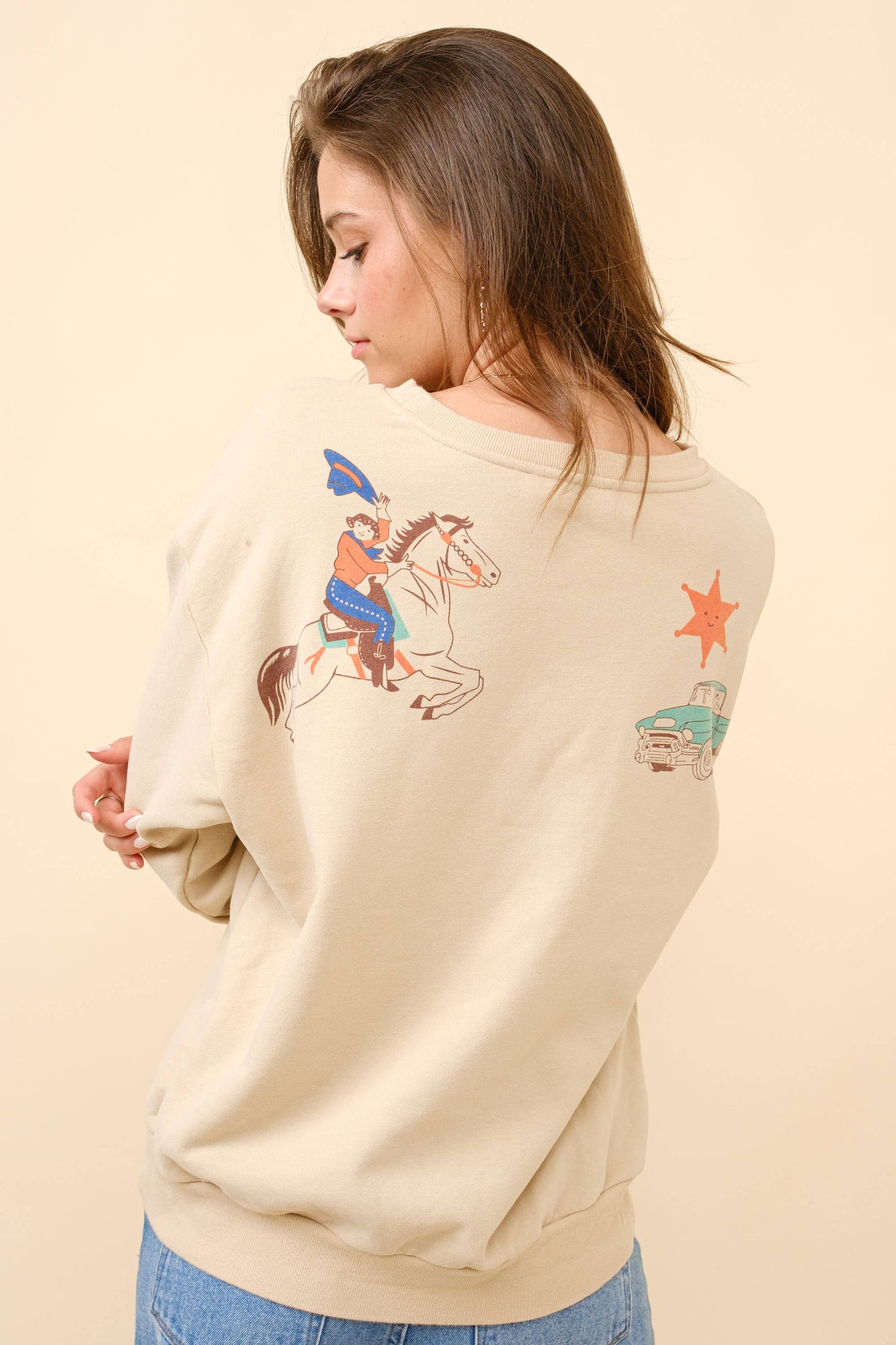 Western Graphic Howdy Sweatshirt - 36146T