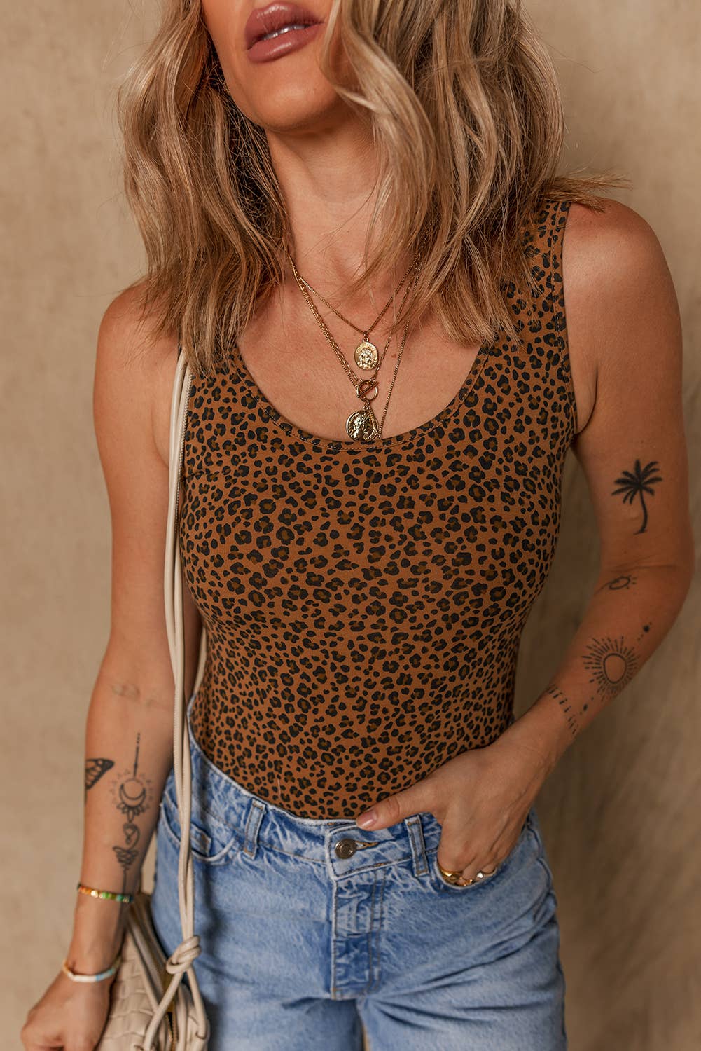 Bold Western Leopard Print Bodysuit | S-XL