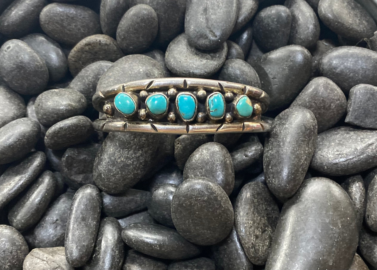 Silver Turquoise Cuff Bracelet