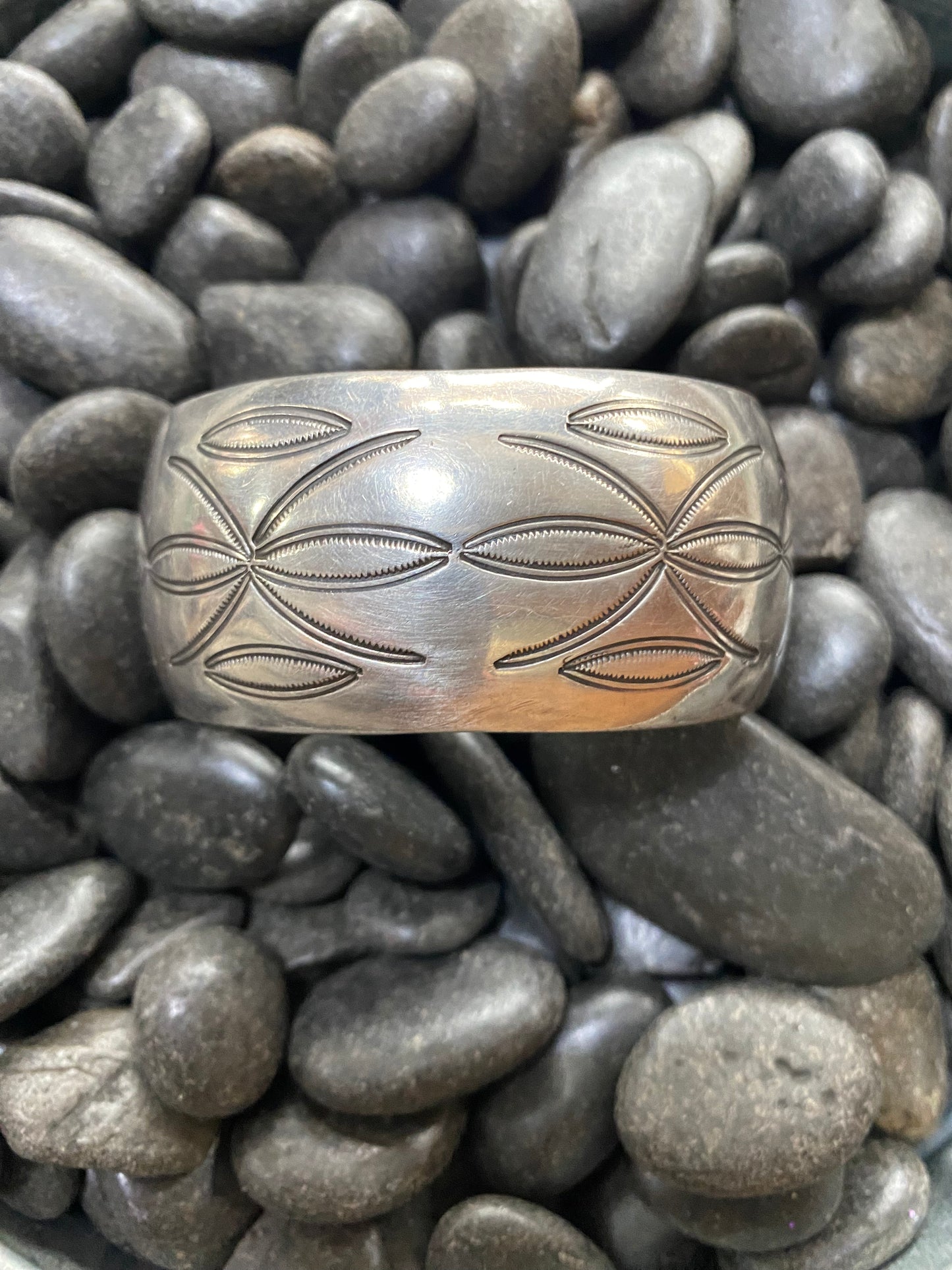 Etched Sterling Bracelet