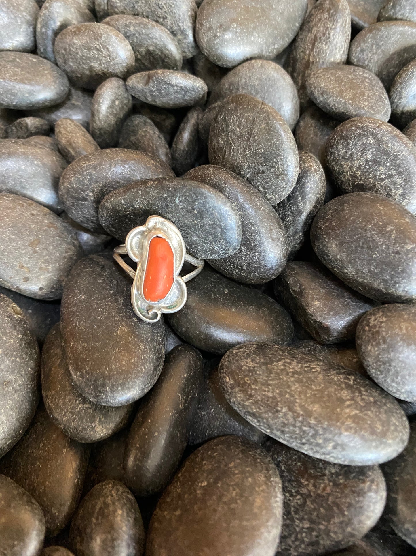 Coral Stone Ring