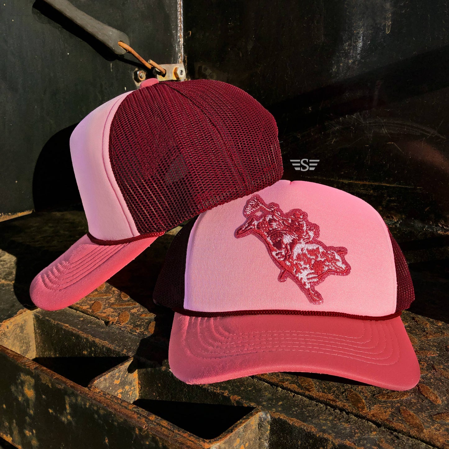 Bucking Bull Tri Color Trucker Cap