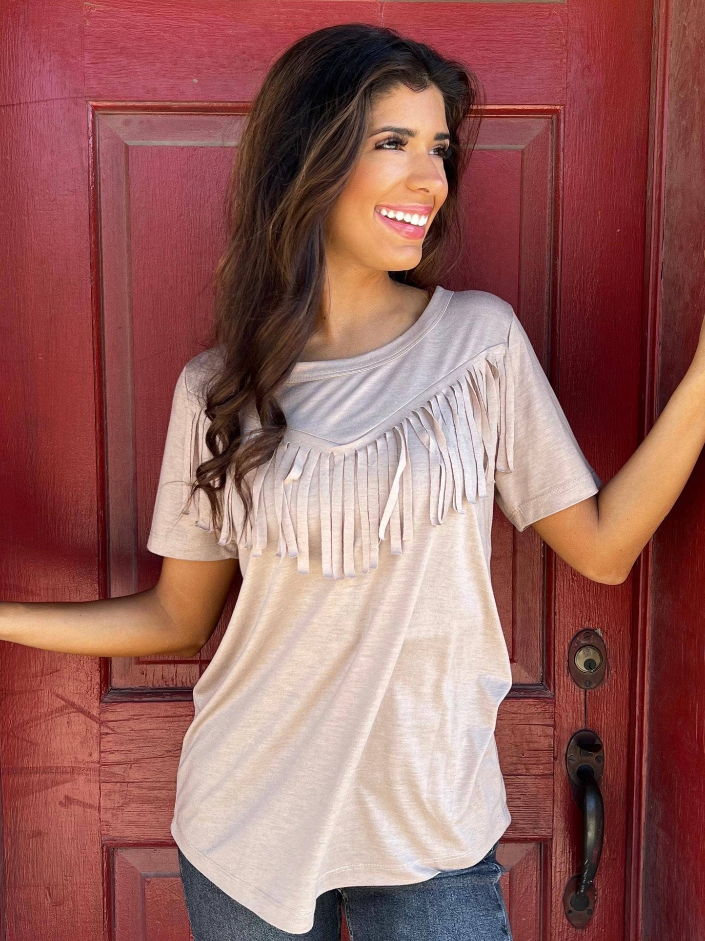 The Right Amount of Western Tee, Brown