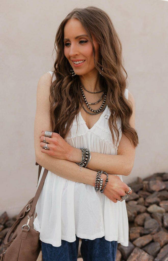 3mm Desert Pearl Necklace | Krush Kouture | PREORDER