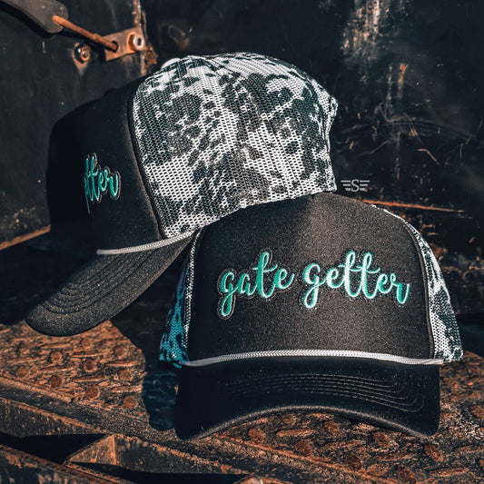 Gate Getter Printed Mesh Trucker Cap