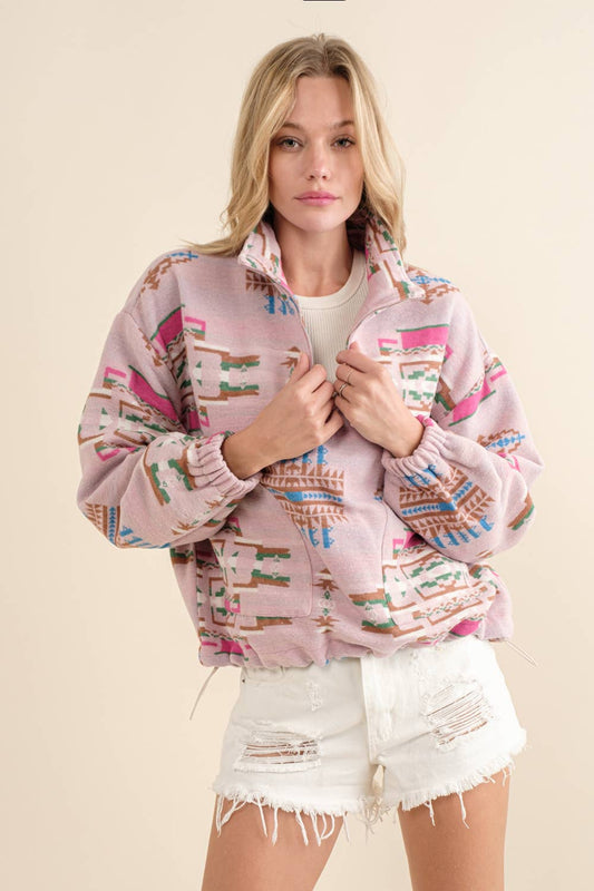 32626J - Aztec Soft Brushed Pullover Fleece