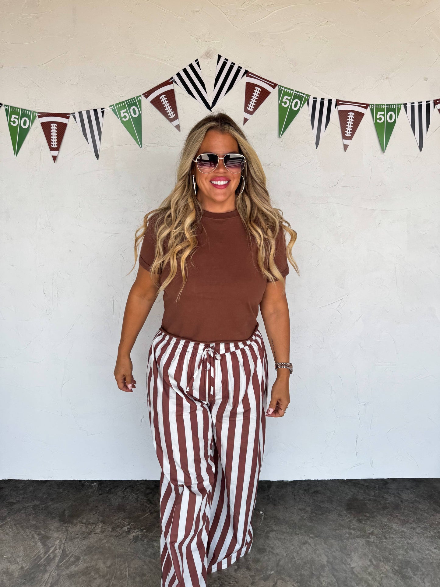 TAILGATE STRIPE BOXER PANTS