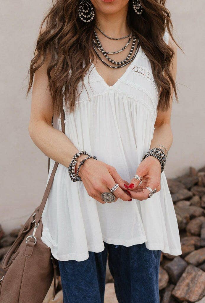 3mm Desert Pearl Necklace | Krush Kouture | PREORDER