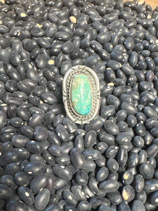 Navajo Ring Green Turquoise