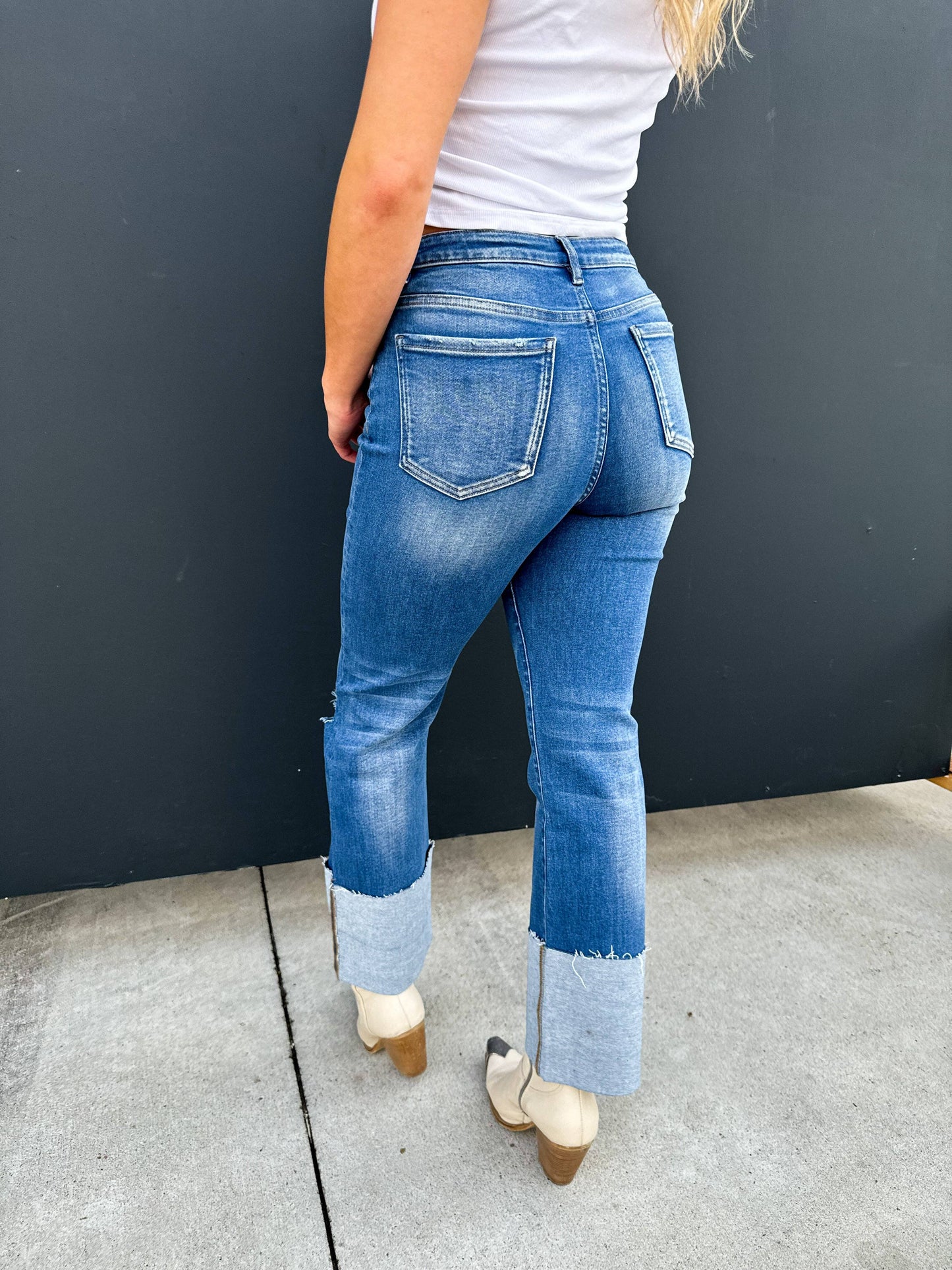 BROOKS WIDE CUFF JEANS