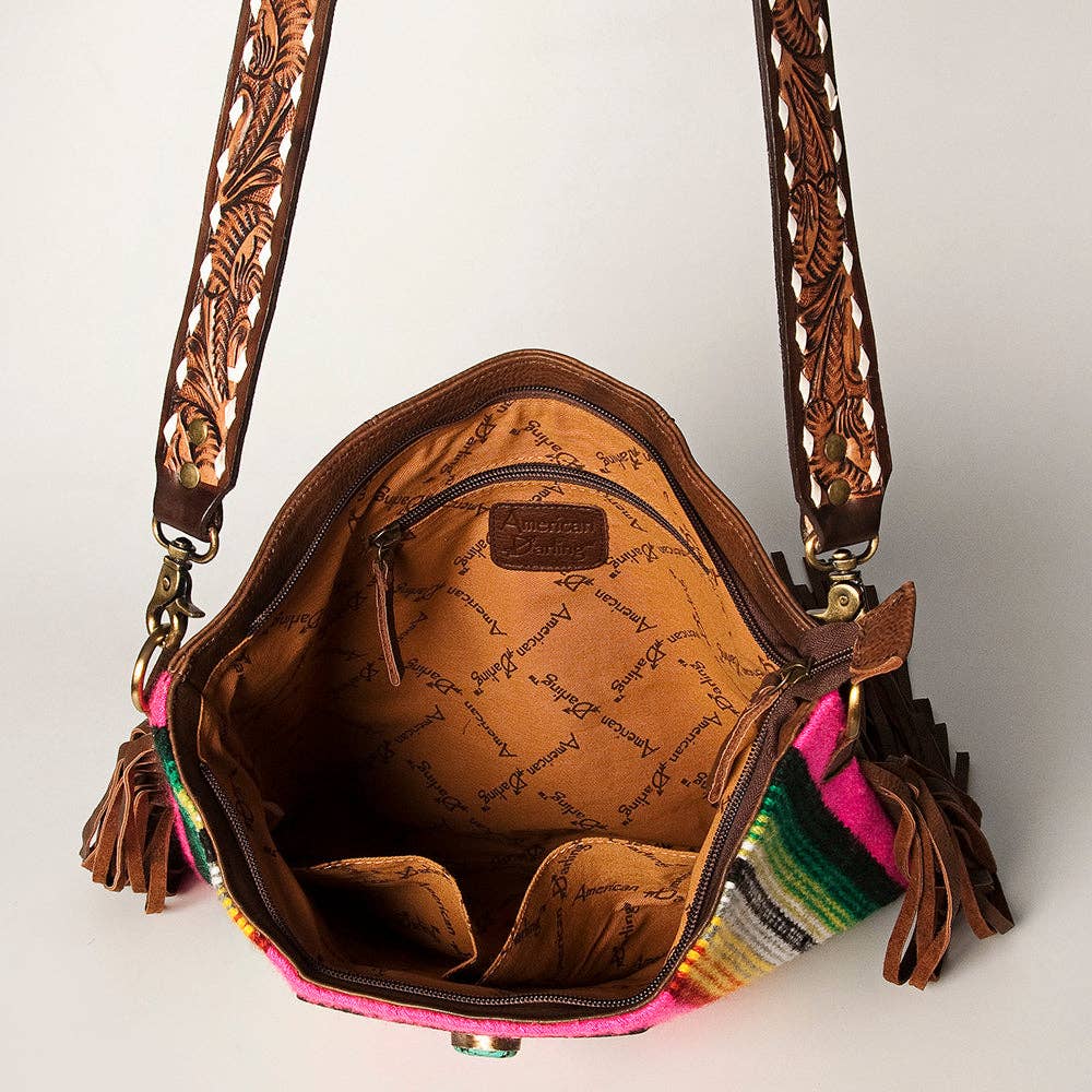 LC-ADBGA272B Crossbody Genuine Western Leather Women Bag