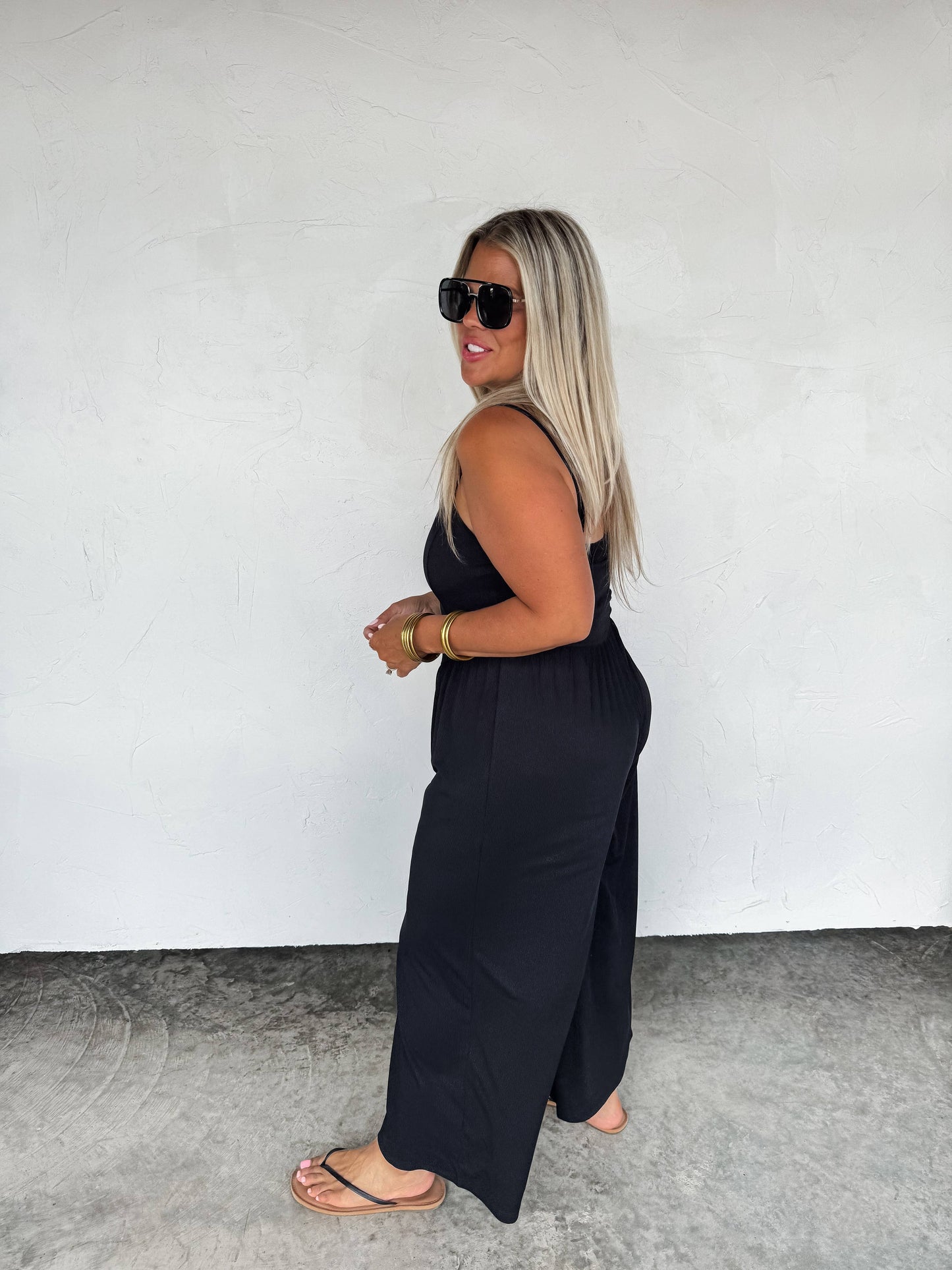 COOPER RIBBED ROMPER