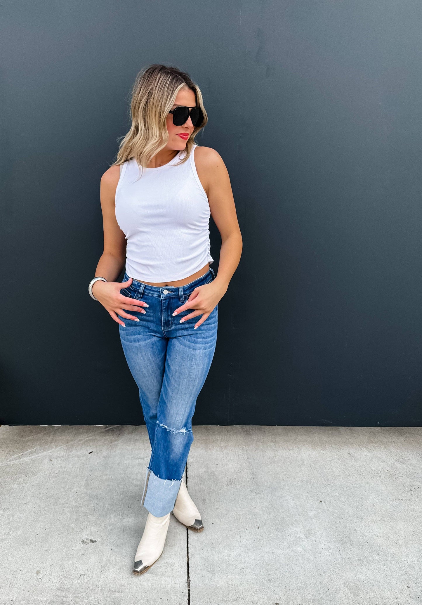 BROOKS WIDE CUFF JEANS