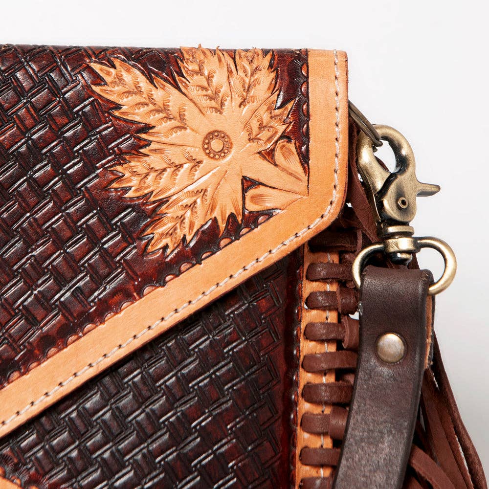 LC-ADBGA178 Envelope Genuine Western Leather Women Bag