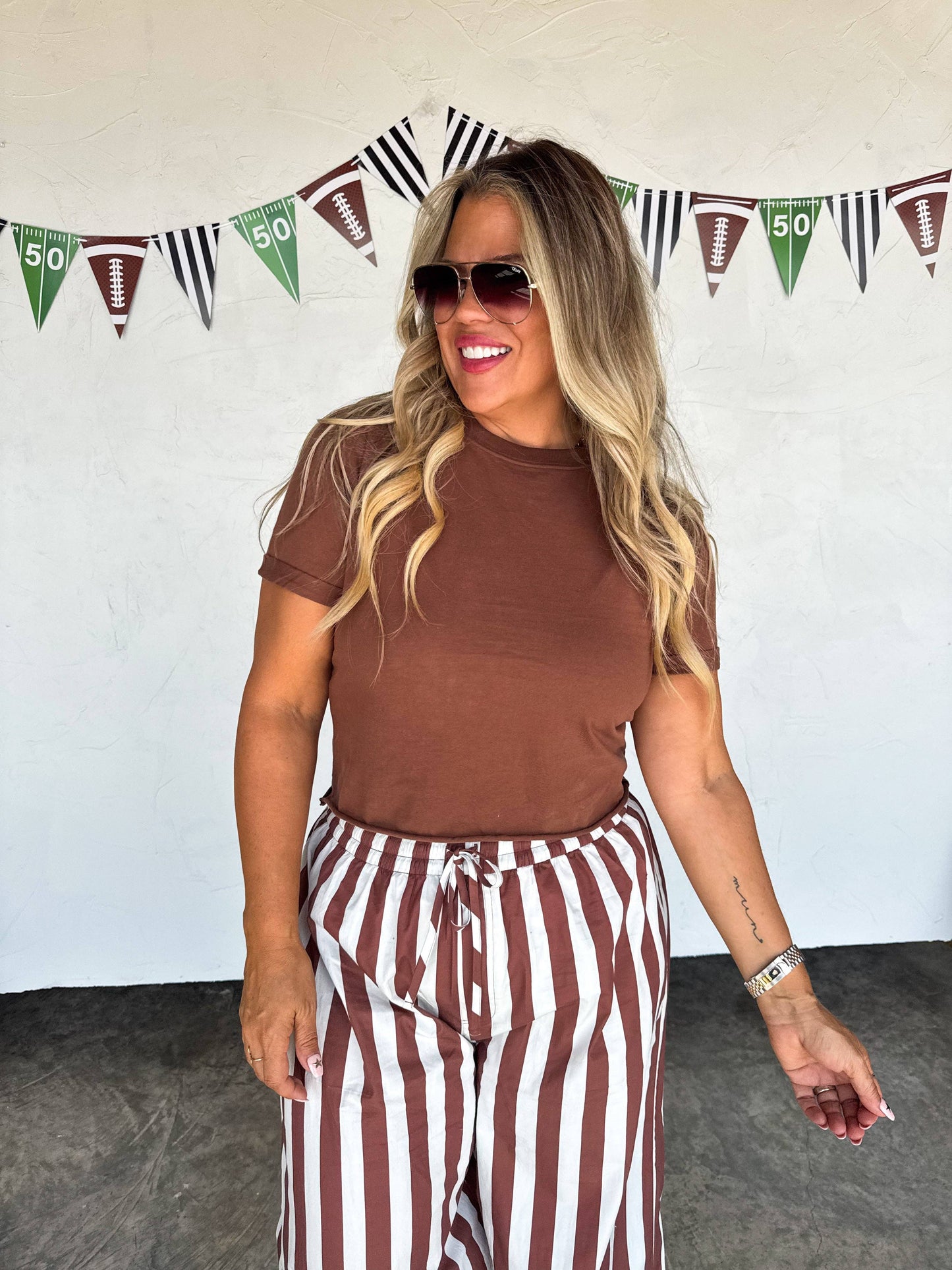 TAILGATE STRIPE BOXER PANTS