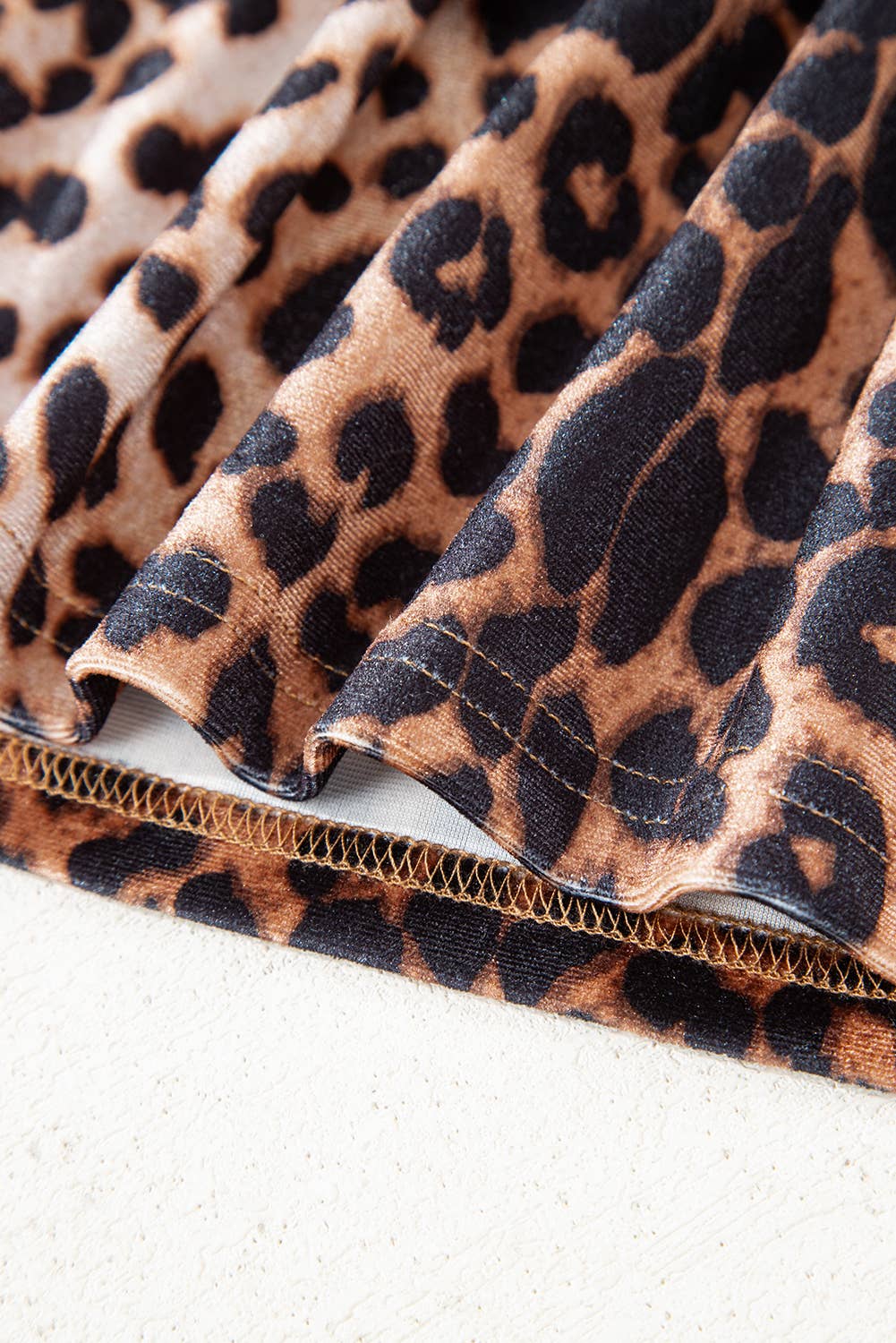 Leopard Tiered Patchwork Hot Mini Skirt (S-XL)