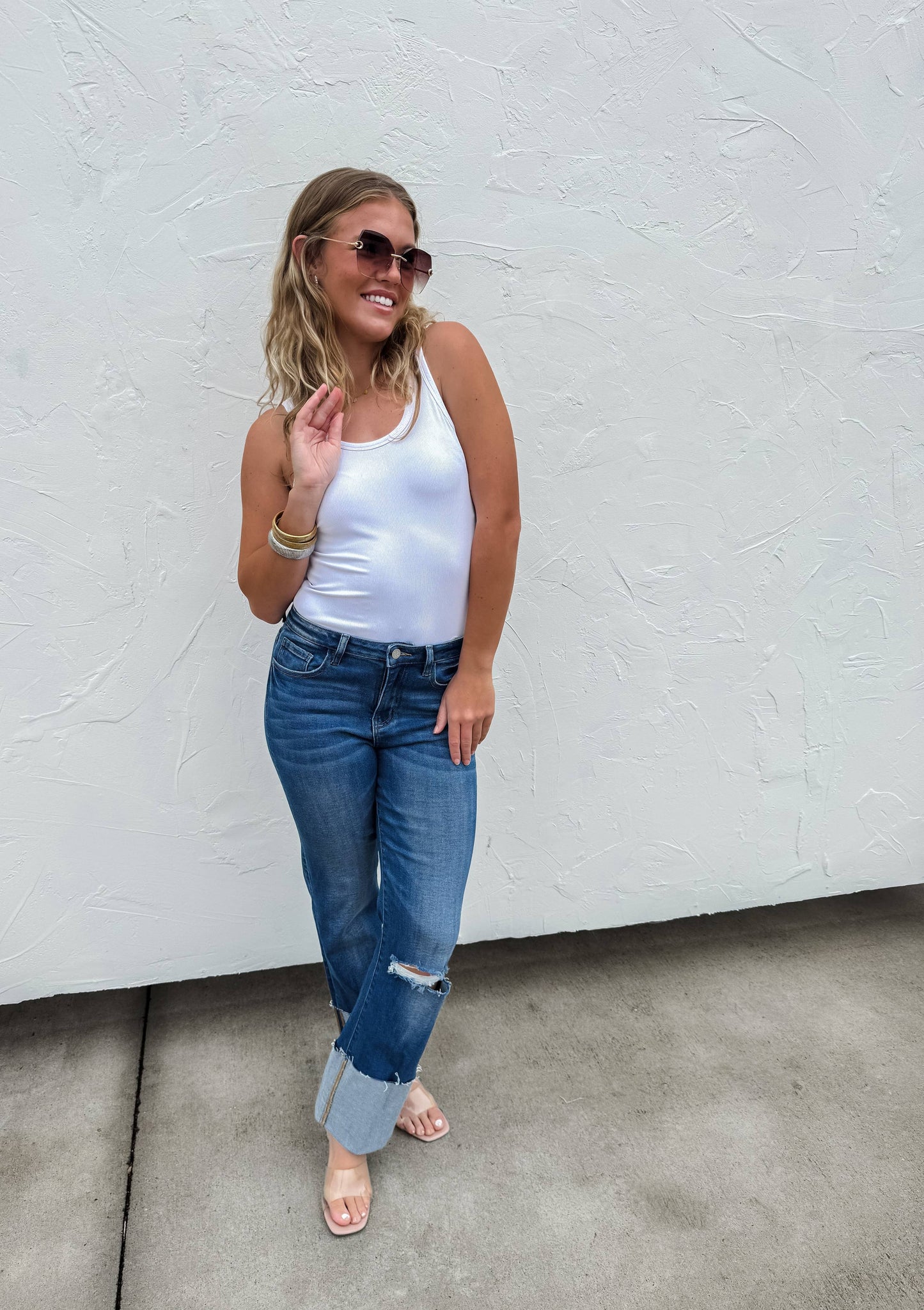 BROOKS WIDE CUFF JEANS