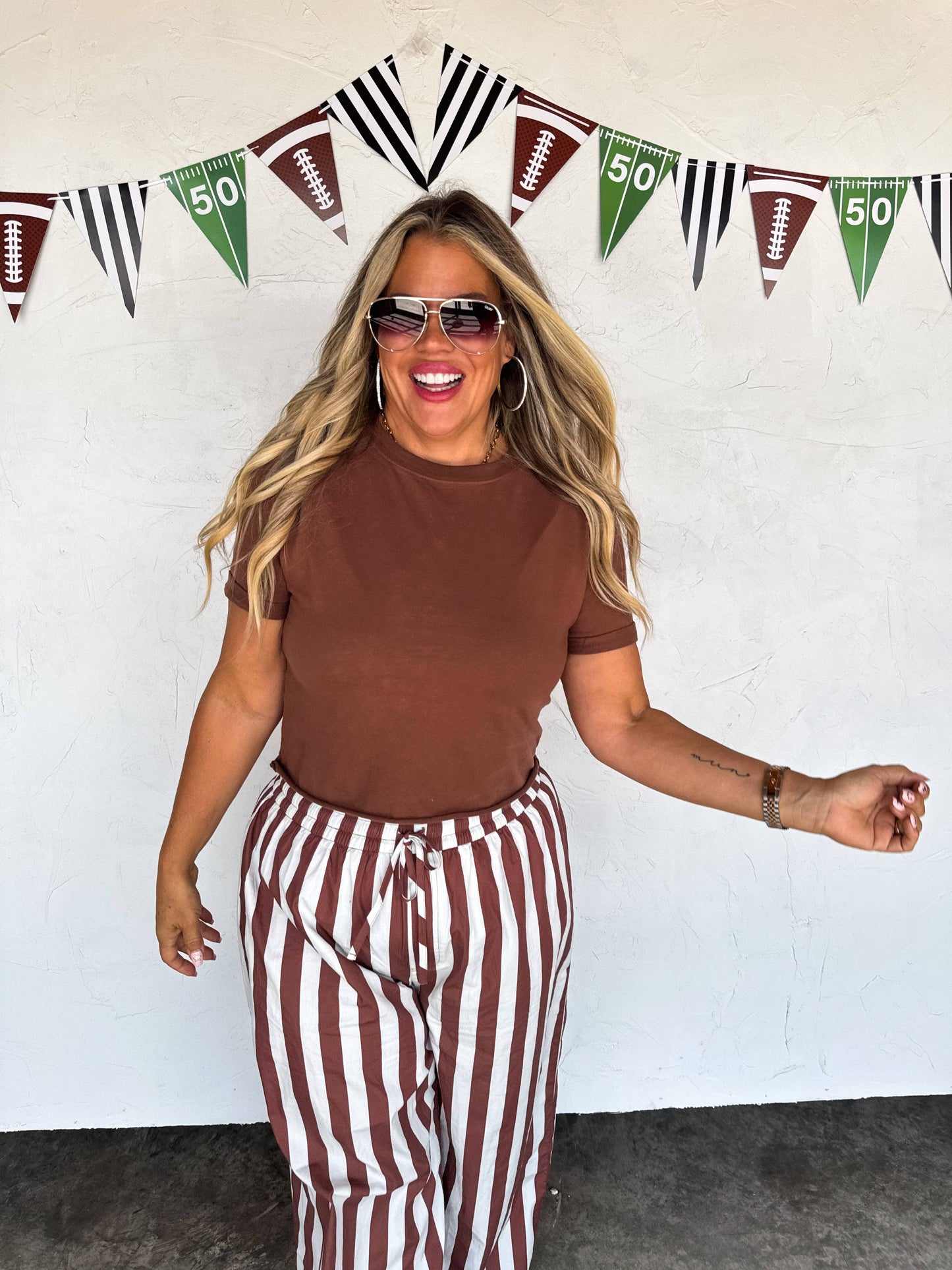 TAILGATE STRIPE BOXER PANTS