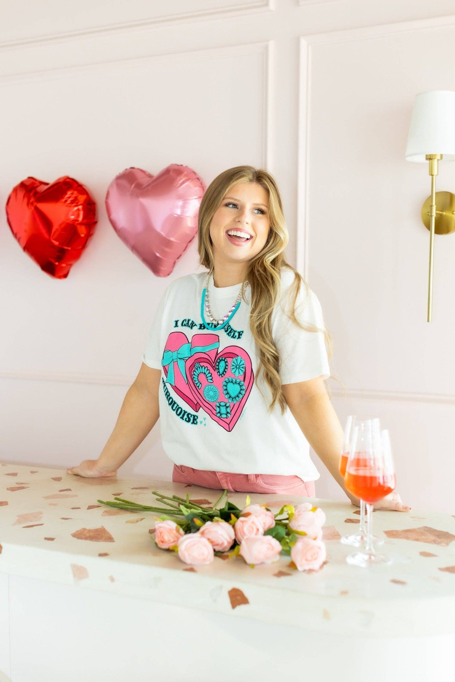 I Can Buy Myself Turquoise Graphic