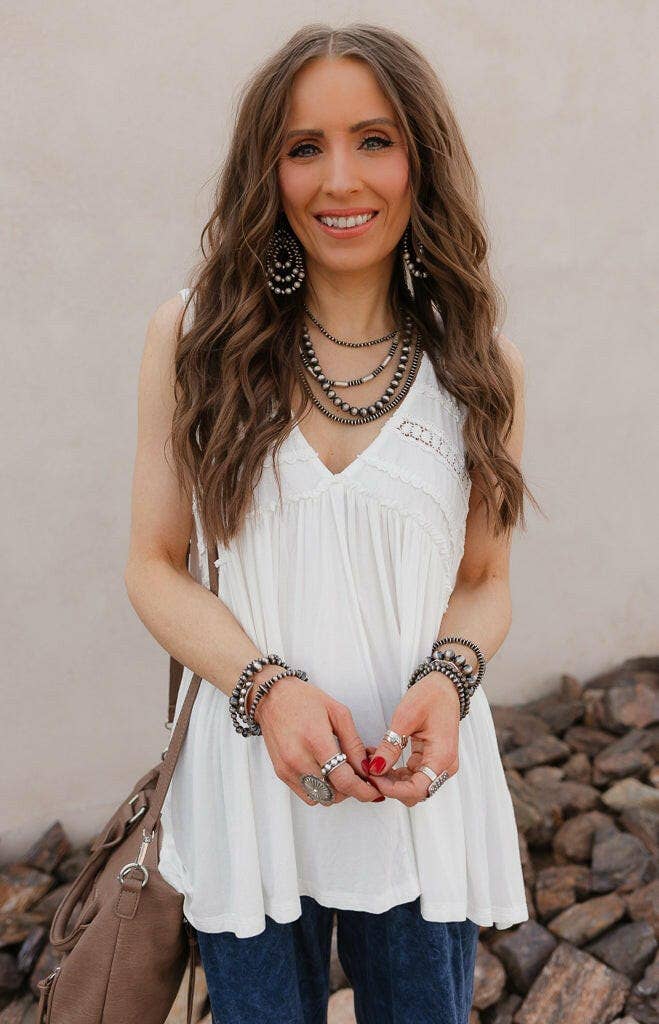 3mm Desert Pearl Necklace | Krush Kouture | PREORDER