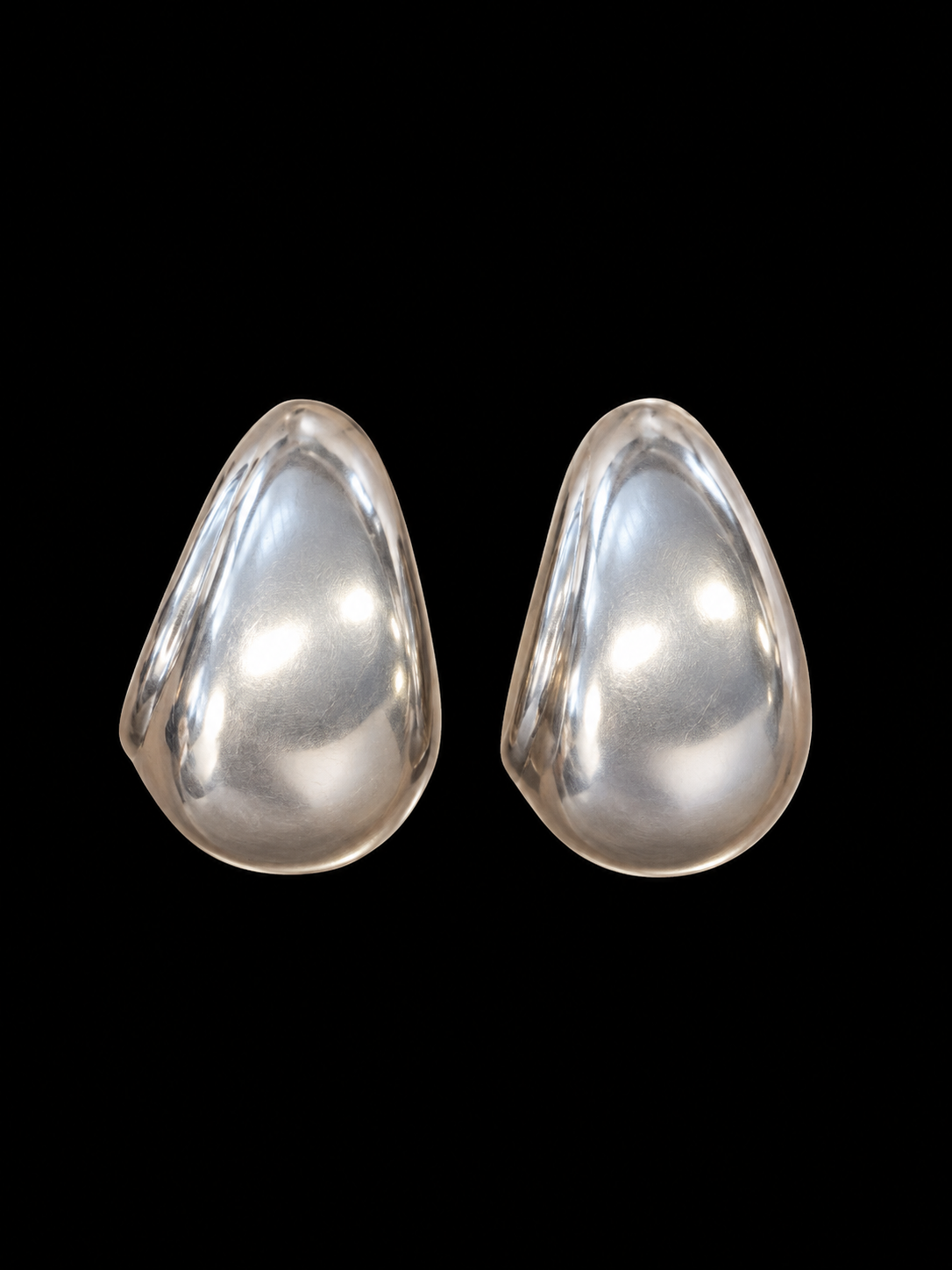 Silver Teardrop Earrings