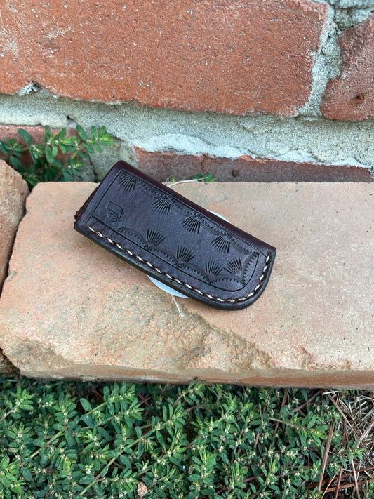 J-Dub Leatherworks Custom Handmade Tooled Sheath