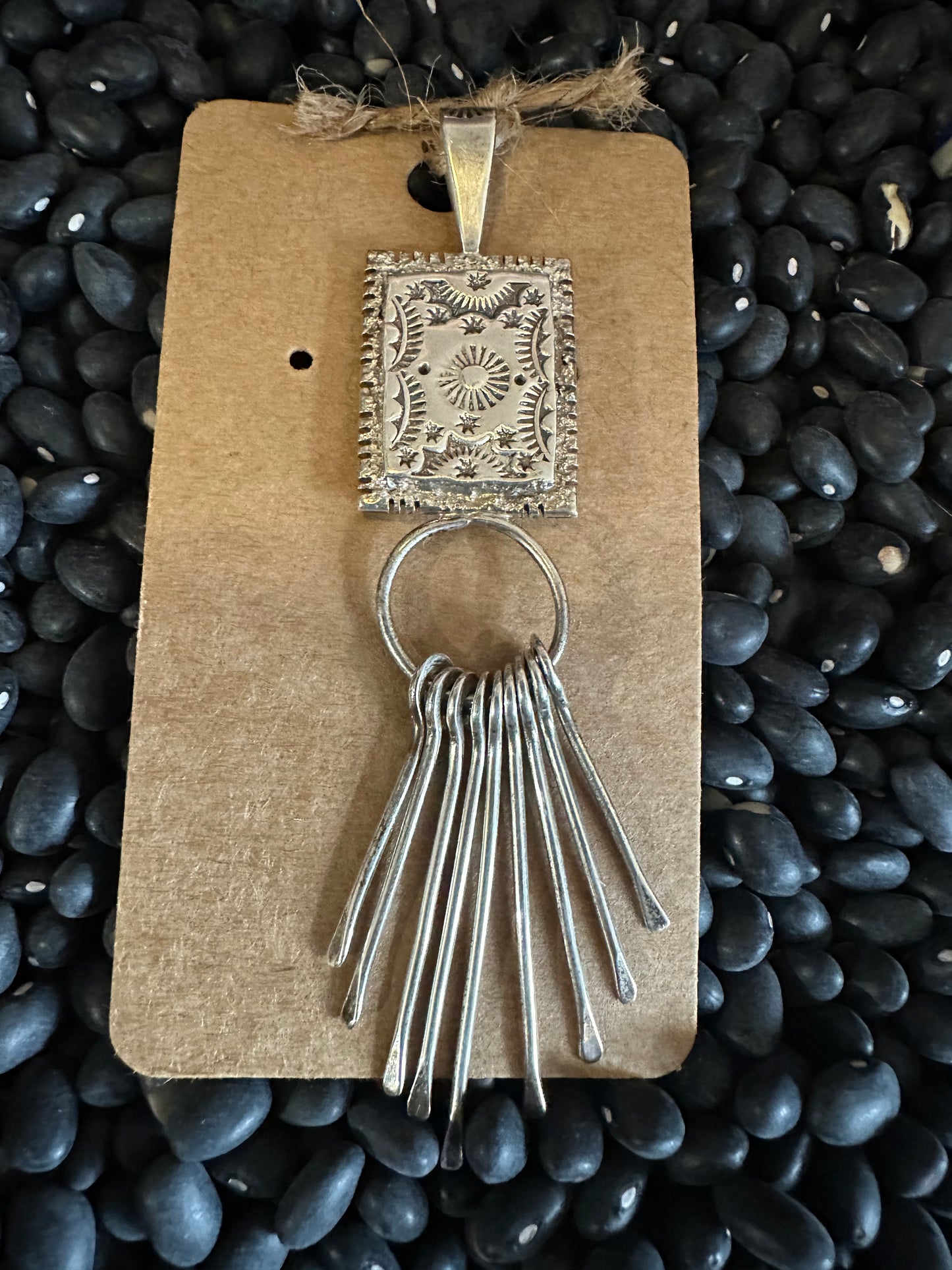 David Tune Handmade Navajo Sterling Pendant