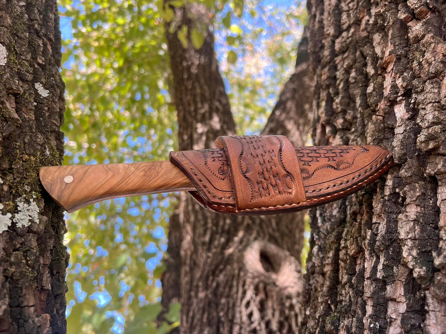 J-Dub Knives and Leatherworks Custom Handmade Knife and Sheath