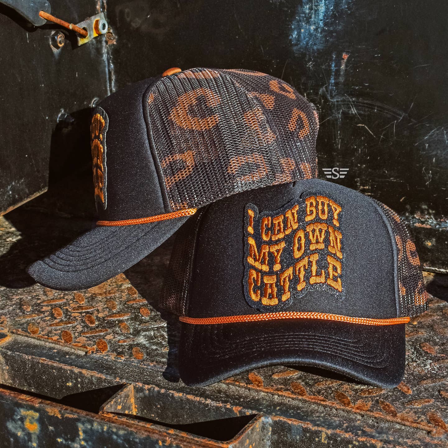 Buy My Own Cattle Printed Mesh Trucker Cap