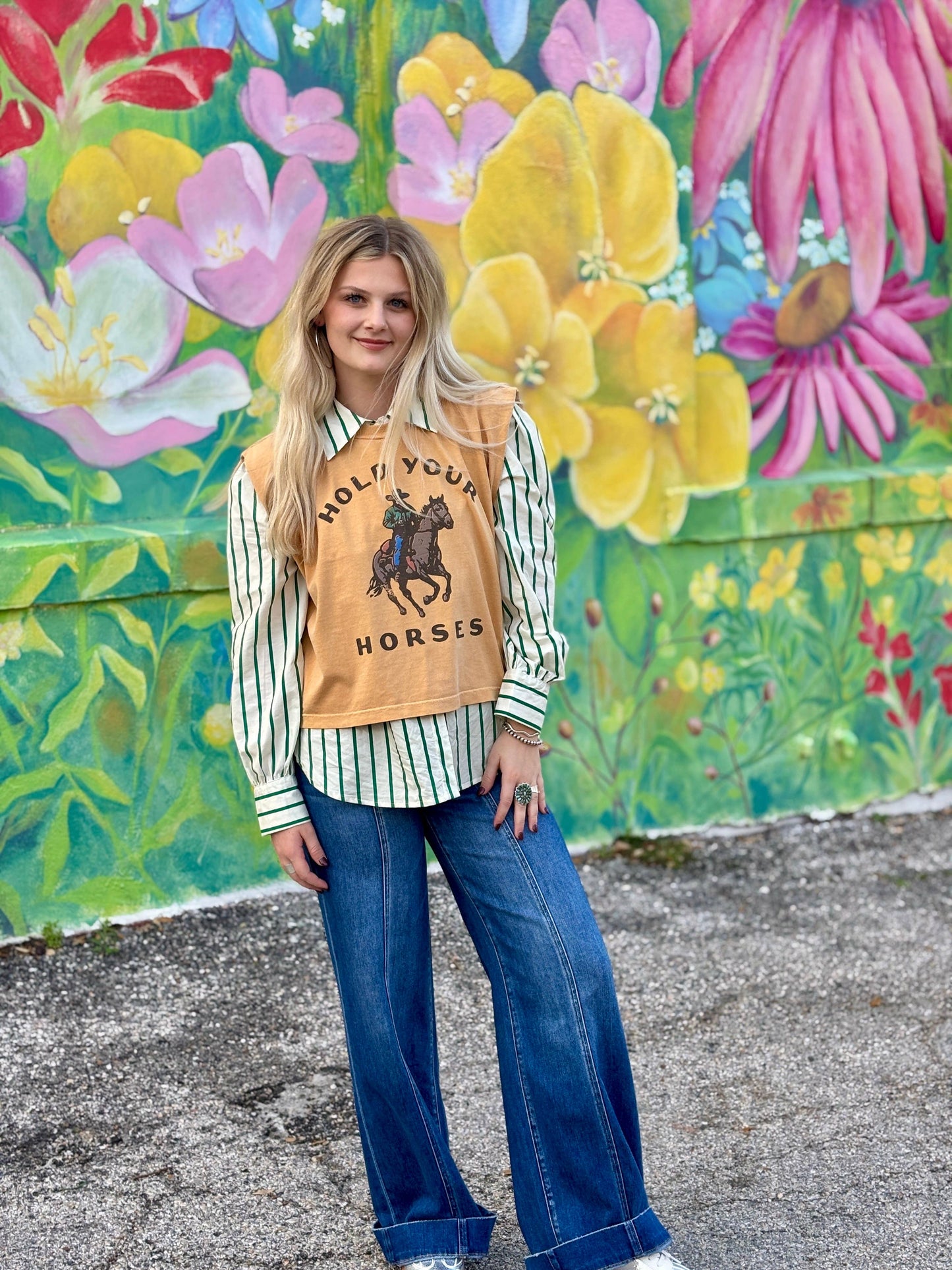 Hold your Horses Boxy Tank