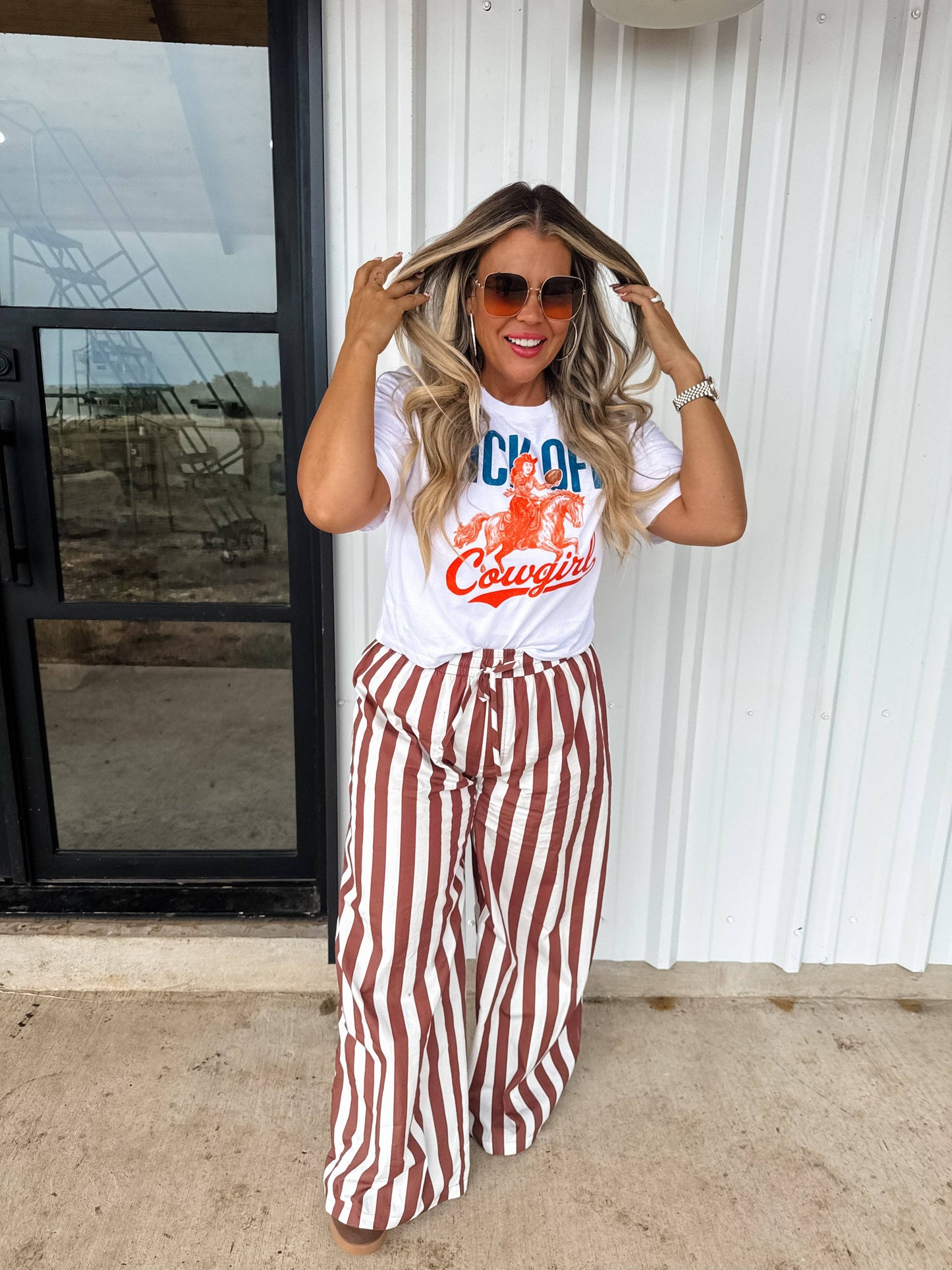 TAILGATE STRIPE BOXER PANTS