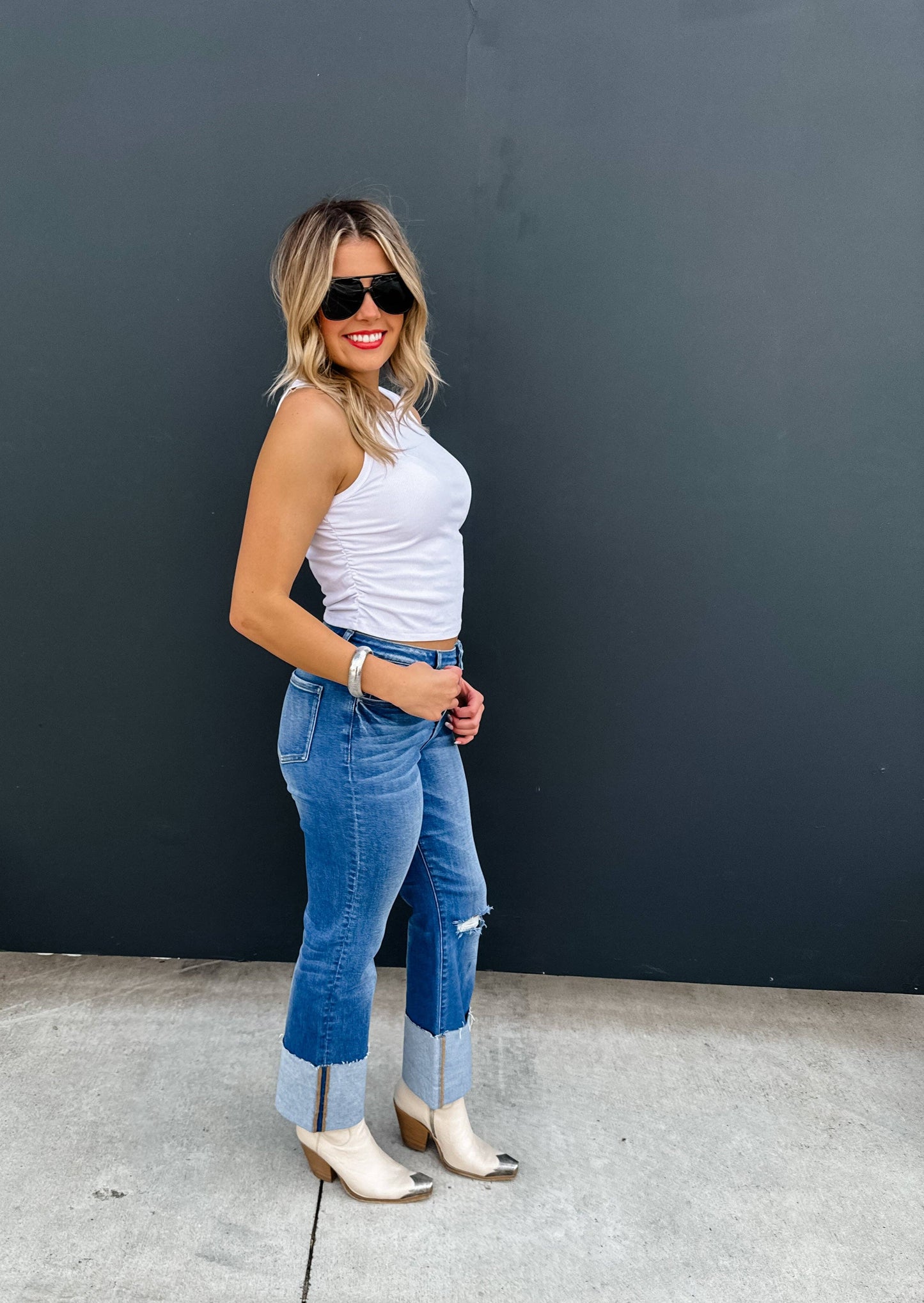 BROOKS WIDE CUFF JEANS