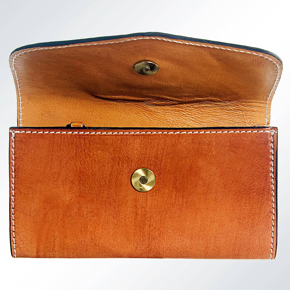 LC-ADBGH105 Wallet Genuine Western Leather Women Bag