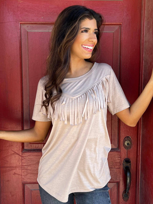 The Right Amount of Western Tee, Brown