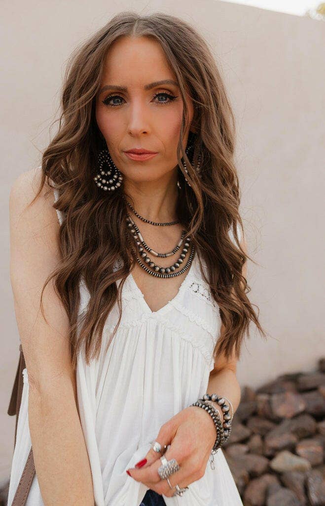 3mm Desert Pearl Necklace | Krush Kouture | PREORDER
