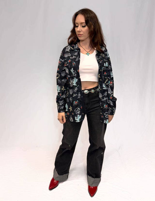 Outlaw Cuffed Jean Pants