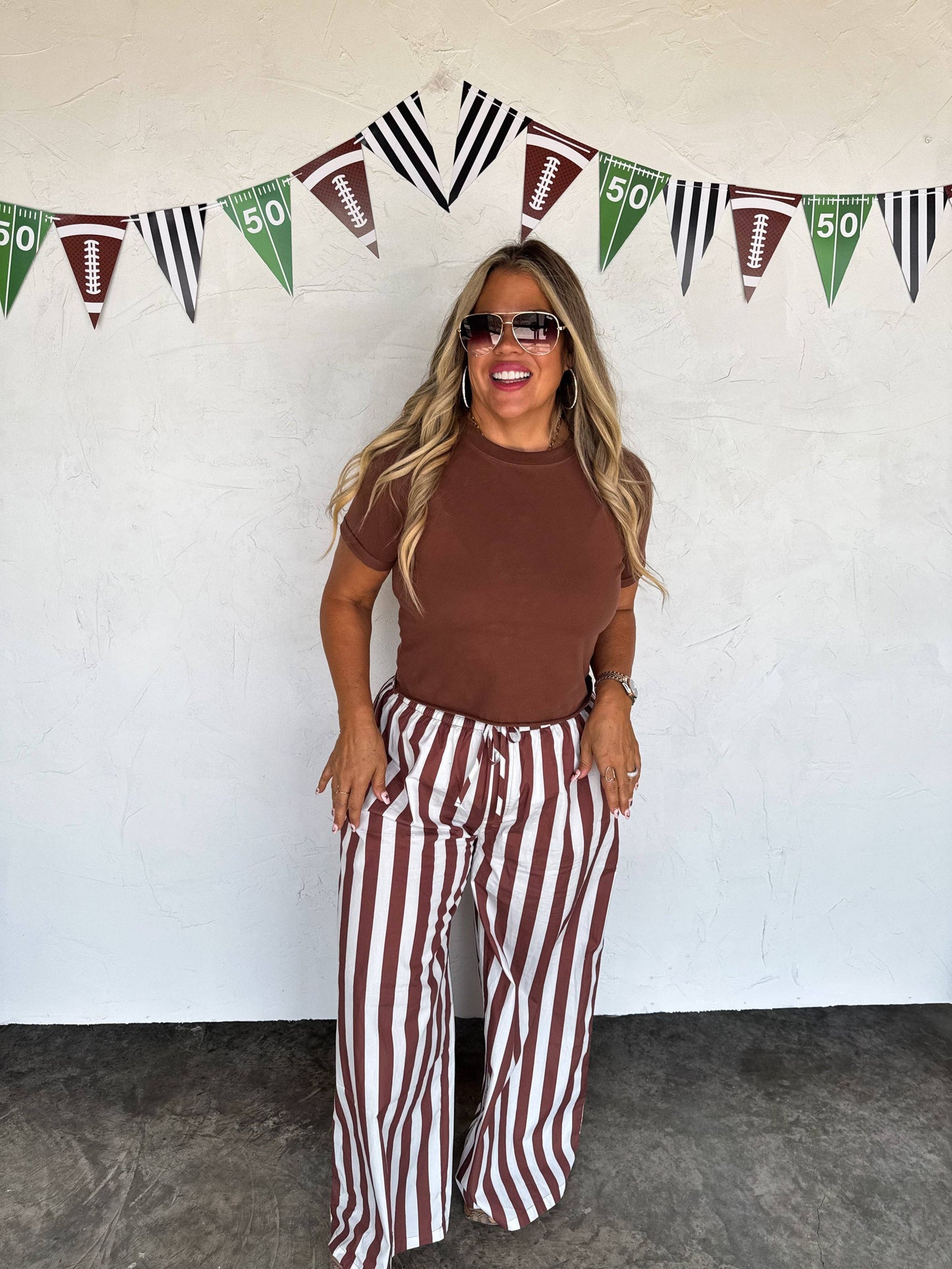 TAILGATE STRIPE BOXER PANTS